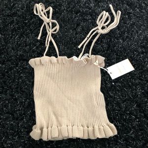 F21 Ribbed Sweater Cami